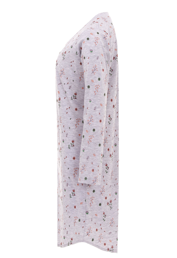 Nachthemd Langarm - Floral