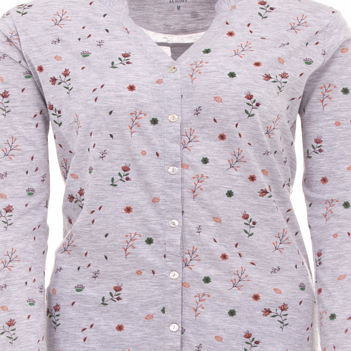 Nachthemd Langarm - Floral