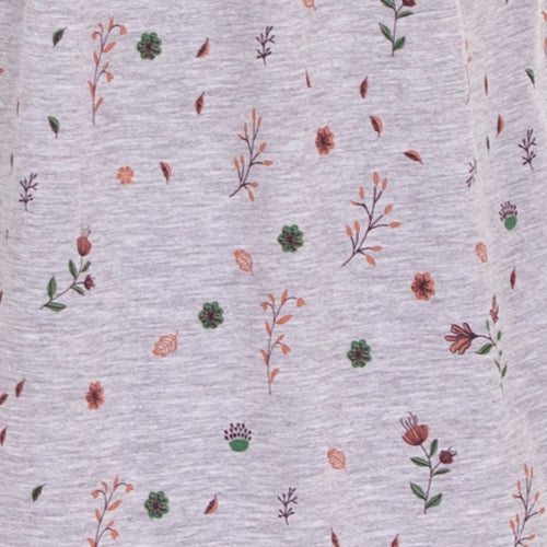 Nachthemd Langarm - Floral