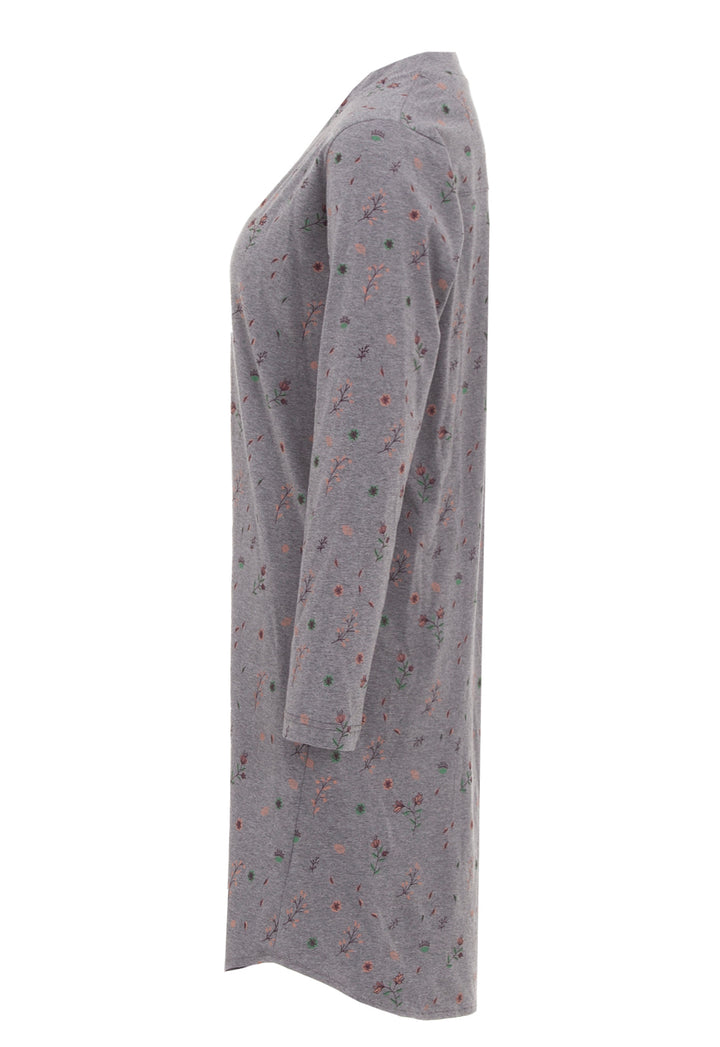 Nachthemd Langarm - Floral