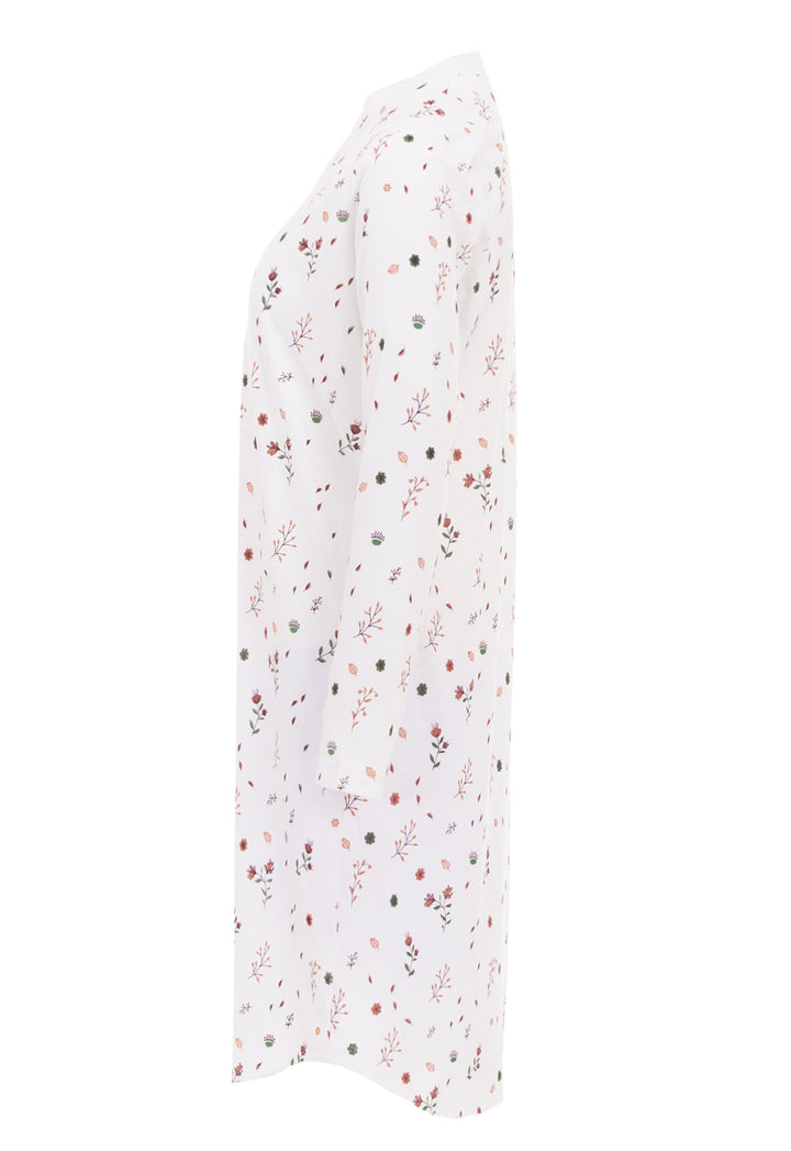 Nachthemd Langarm - Floral