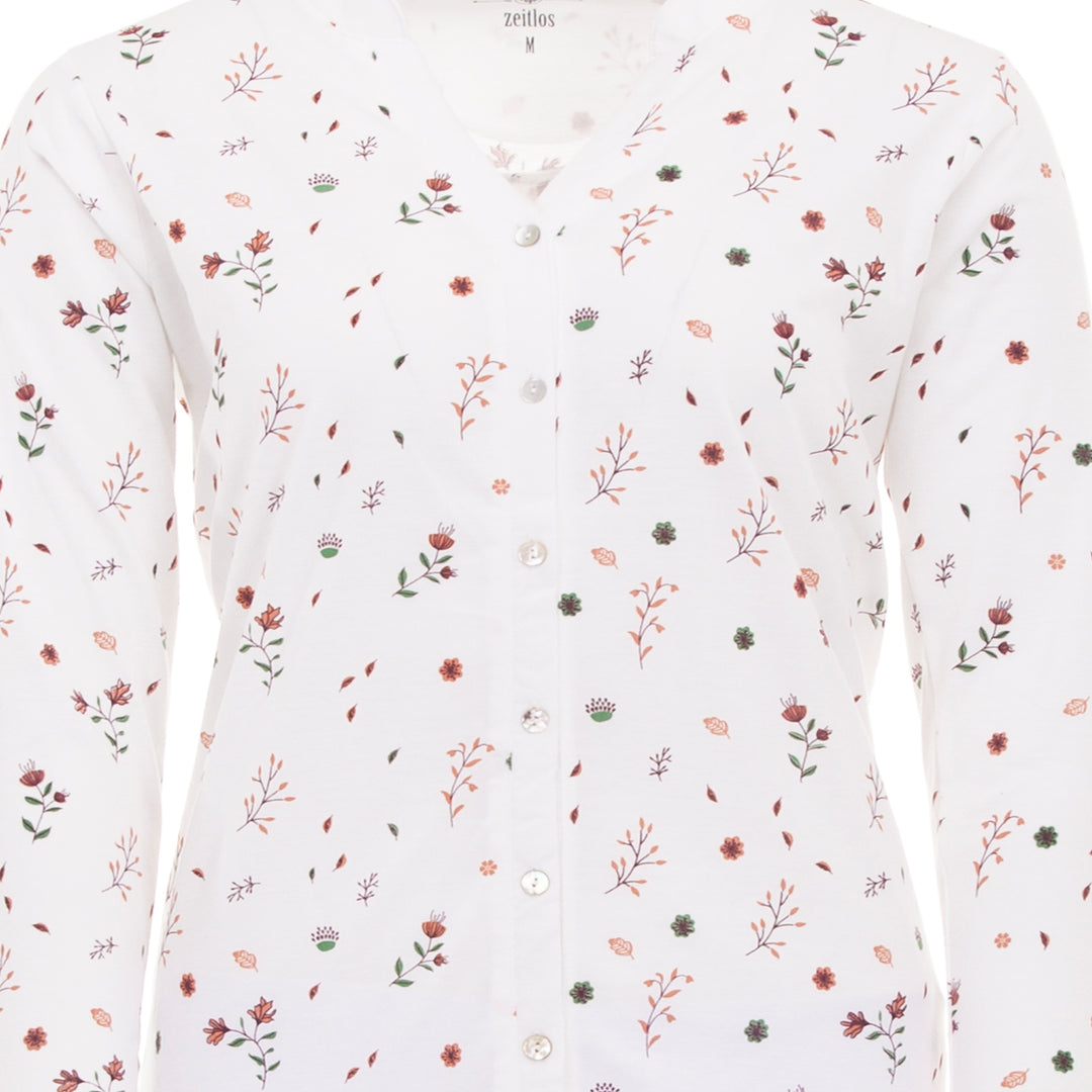 Nachthemd Langarm - Floral