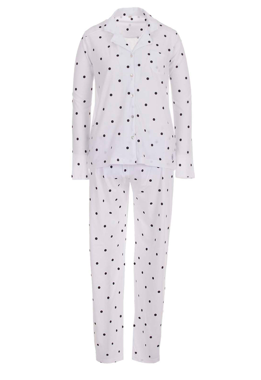Pyjama Set Langarm - Dots &amp; Streifen