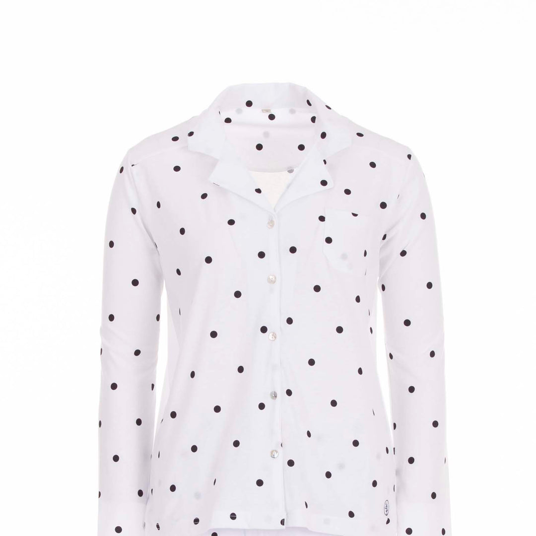 Pyjama Set Langarm - Dots &amp; Streifen