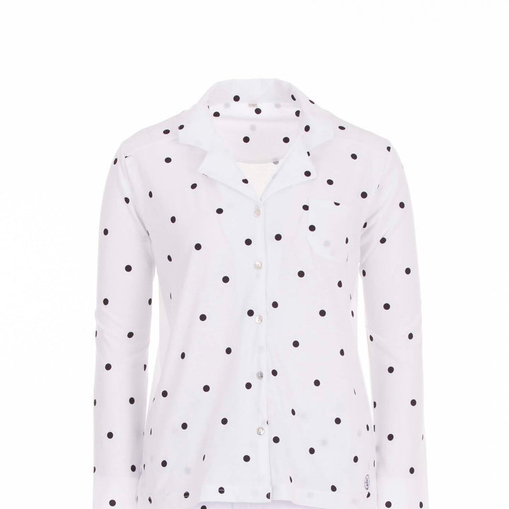 Pyjama Set Langarm - Dots &amp; Streifen