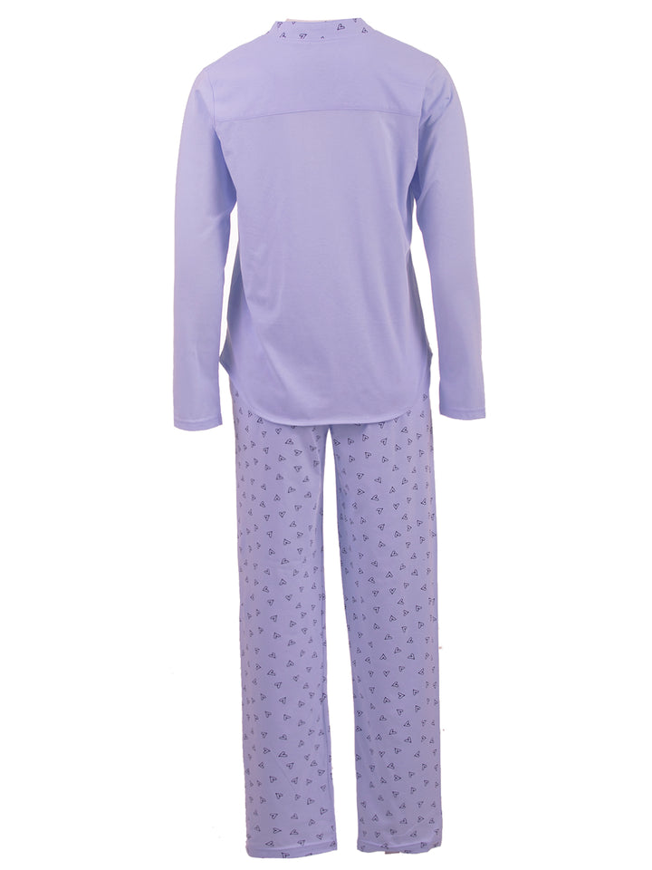 Pyjama Set Langarm -  Ginkgo Herz