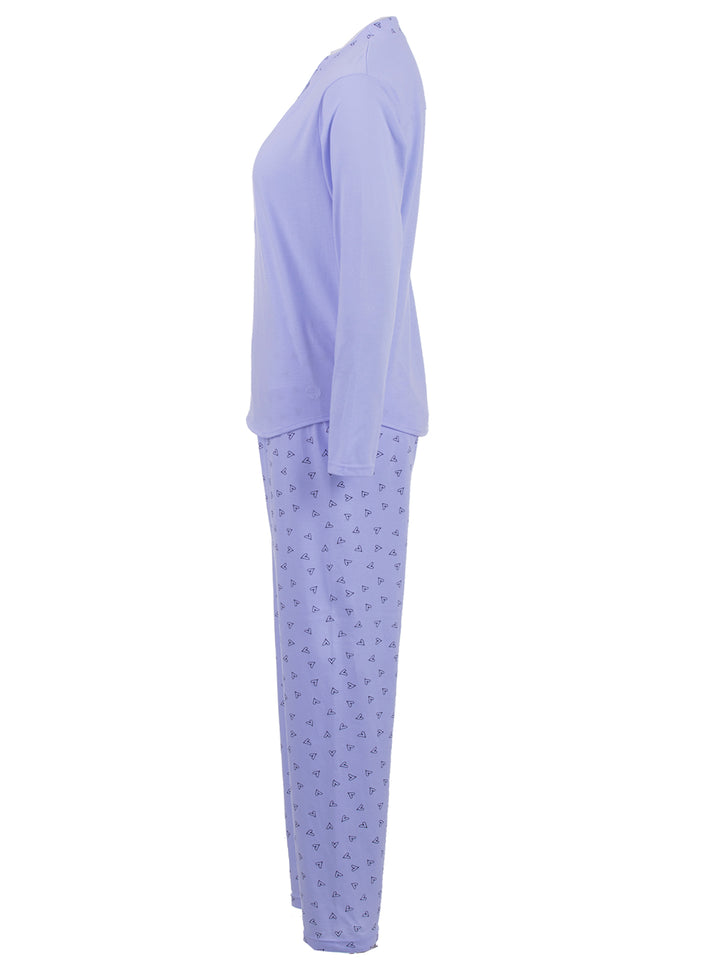 Pyjama Set Langarm -  Ginkgo Herz