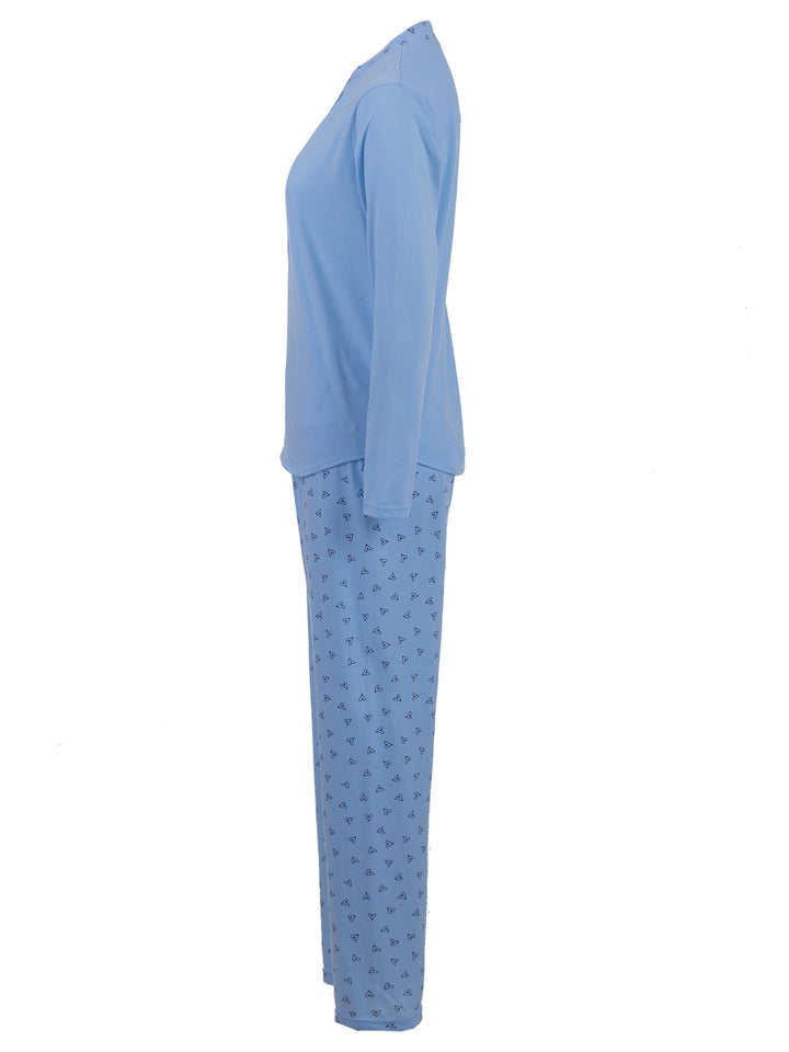 Pyjama Set Langarm -  Ginkgo Herz
