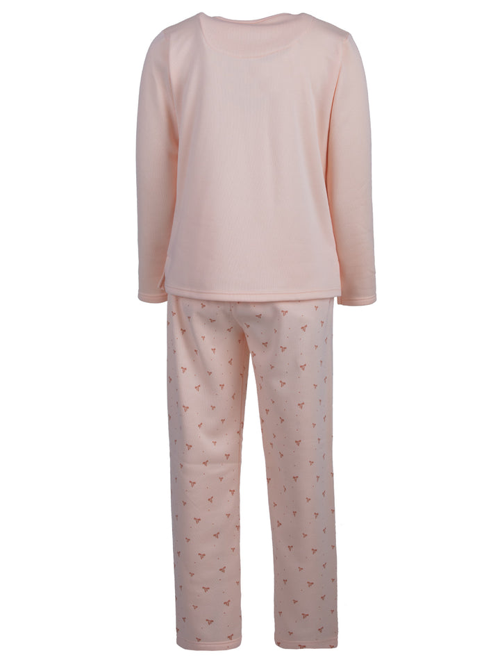 Pyjama Set Thermo - Spitzendruck Schleife