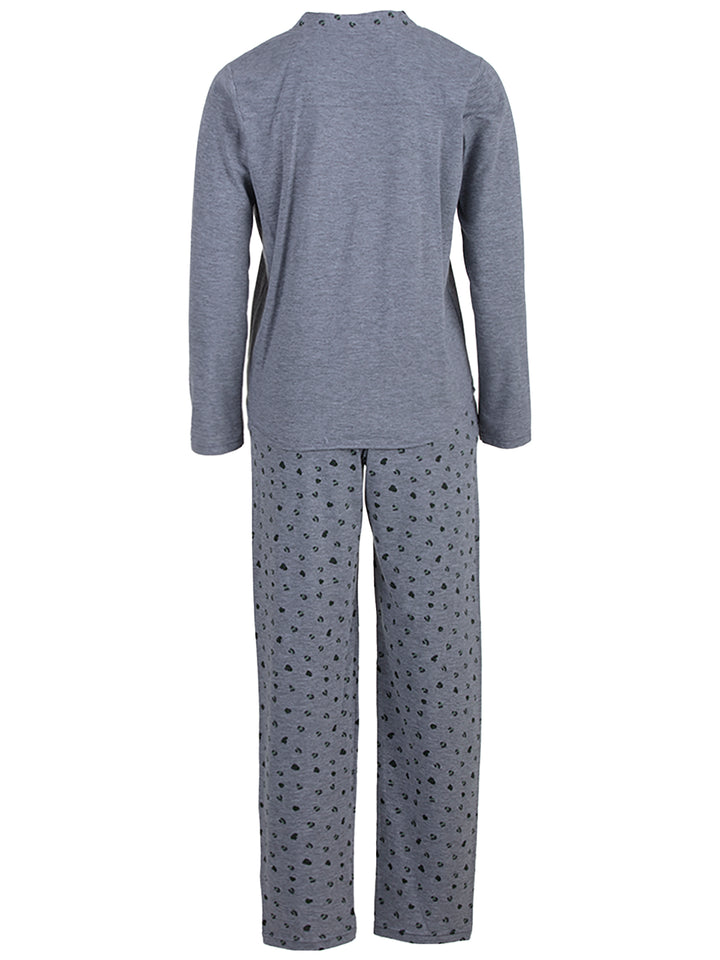 Long-Sleeve Pajama Set - Leo