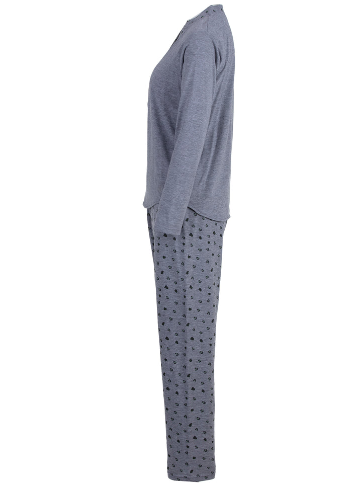 Long-Sleeve Pajama Set - Leo