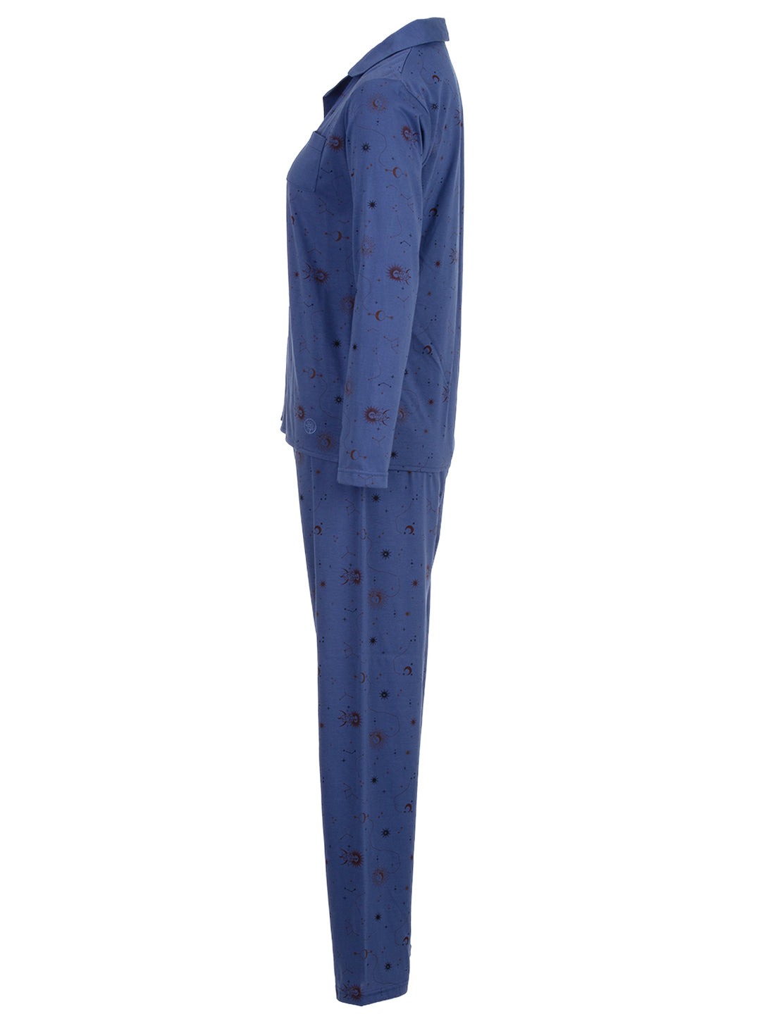 Pyjama Set Langarm - Mond und Sterne
