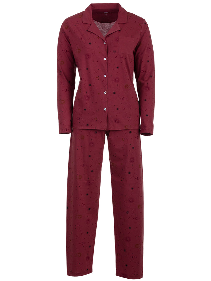 Pyjama Set Langarm - Mond und Sterne