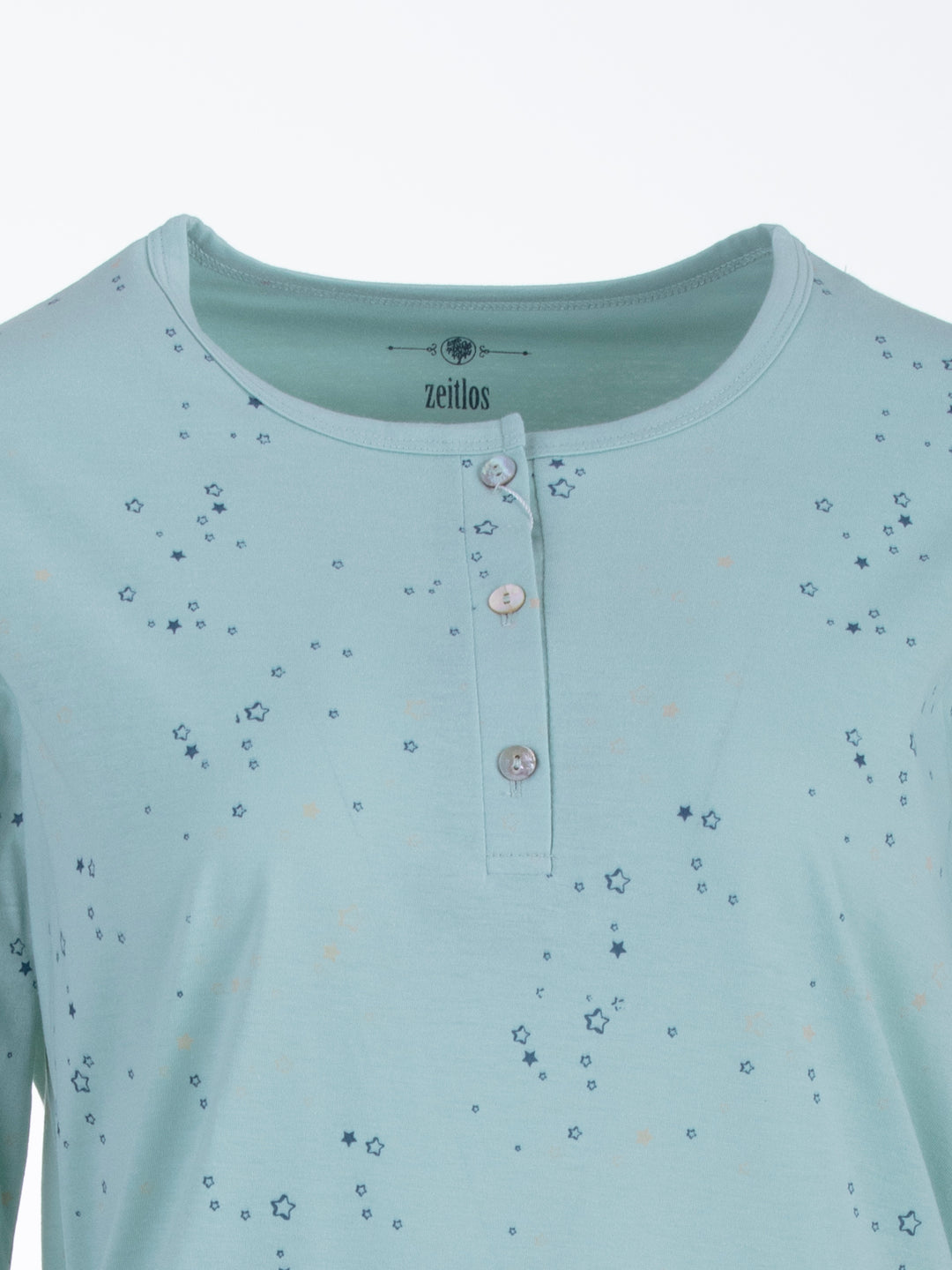 Long-sleeved nightshirt - stars
