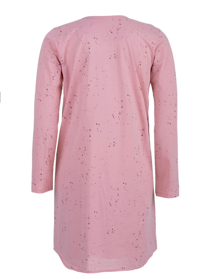 Long-sleeved nightshirt - stars