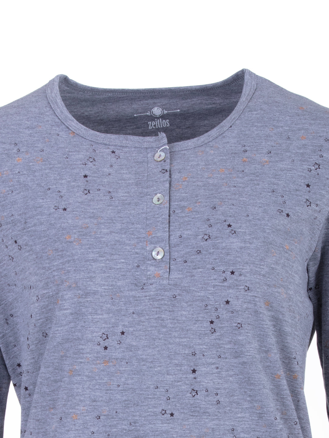 Long-sleeved nightshirt - stars