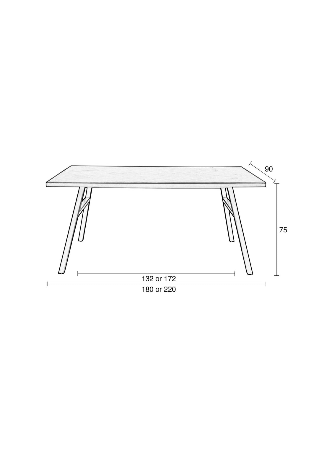 Seth dining table - display piece