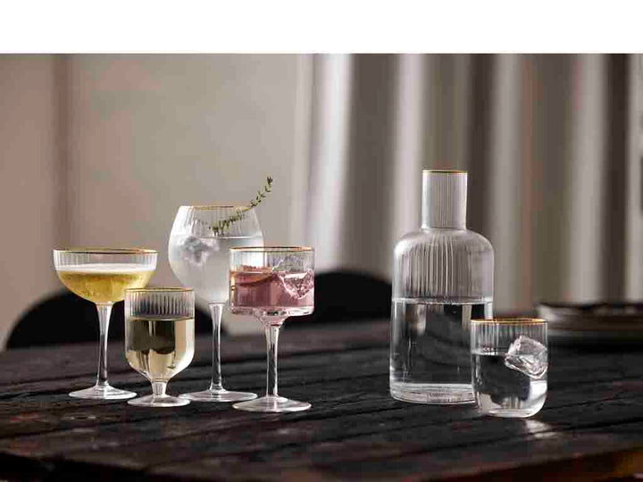 Gin &amp; Tonic Glas Palermo Goldrand