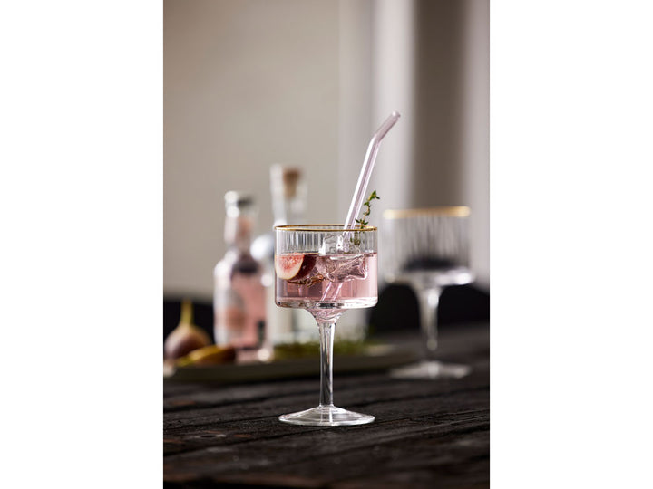 Gin &amp; Tonic Glas Palermo Goldrand