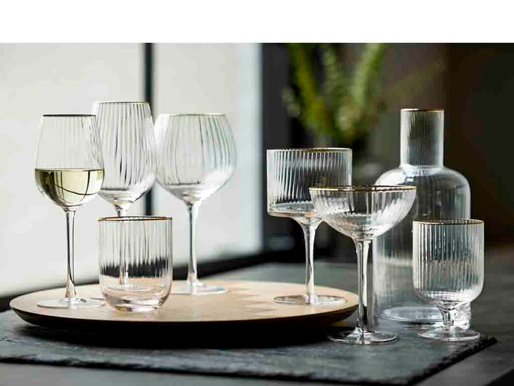 Gin &amp; Tonic Glas Palermo Goldrand