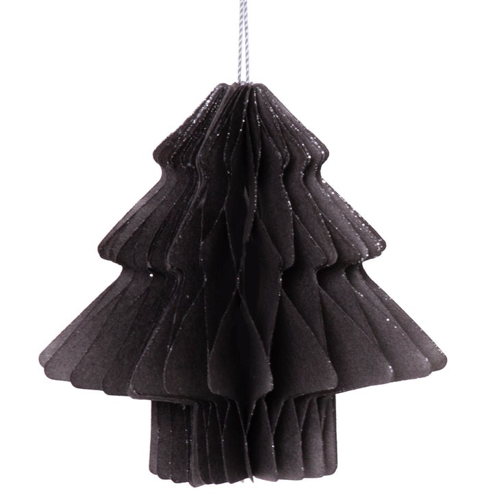 Set of 3 Christmas decorations paper fir