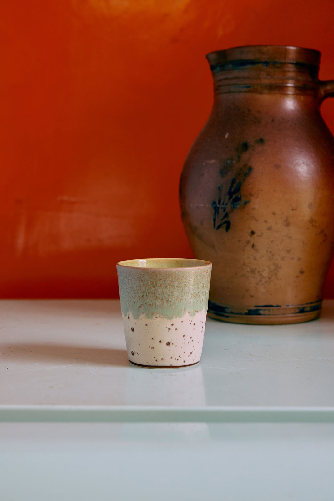 70s ceramics: Pop Art coffee cups