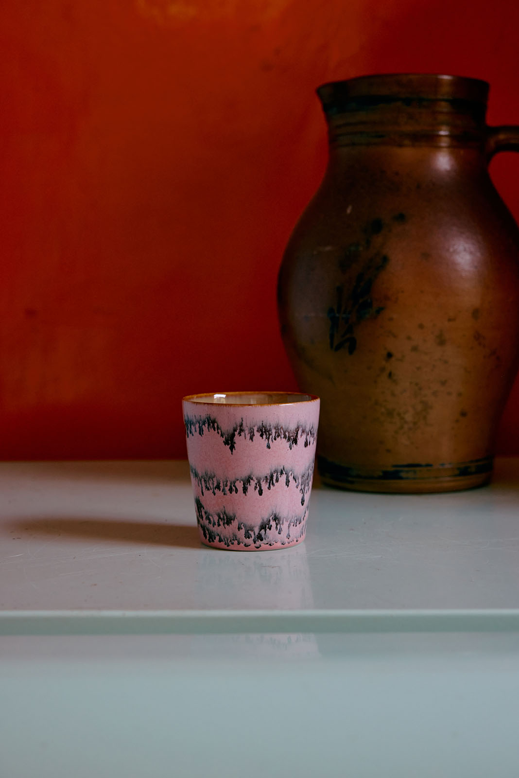 70s ceramics: Pop Art coffee cups