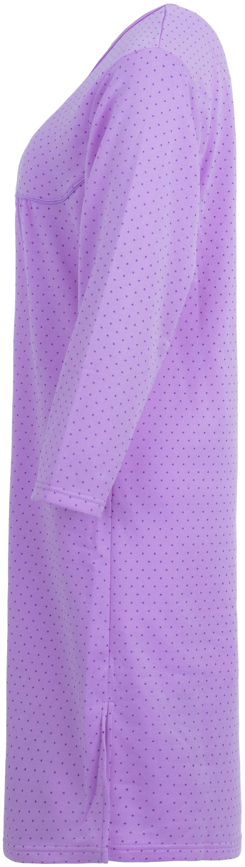 Thermal nightgown - dots AOP