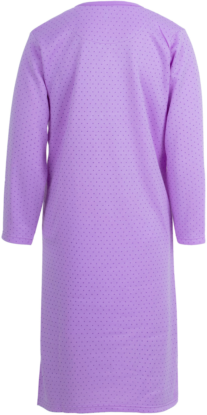 Thermal nightgown - dots AOP