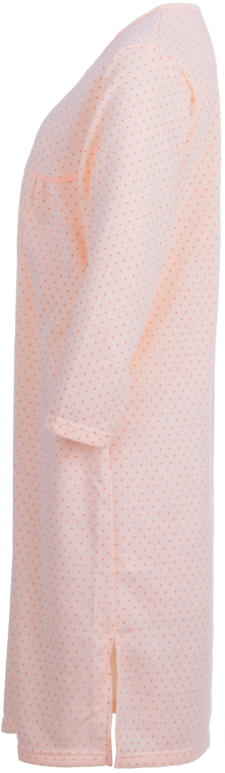 Thermal nightgown - dots AOP