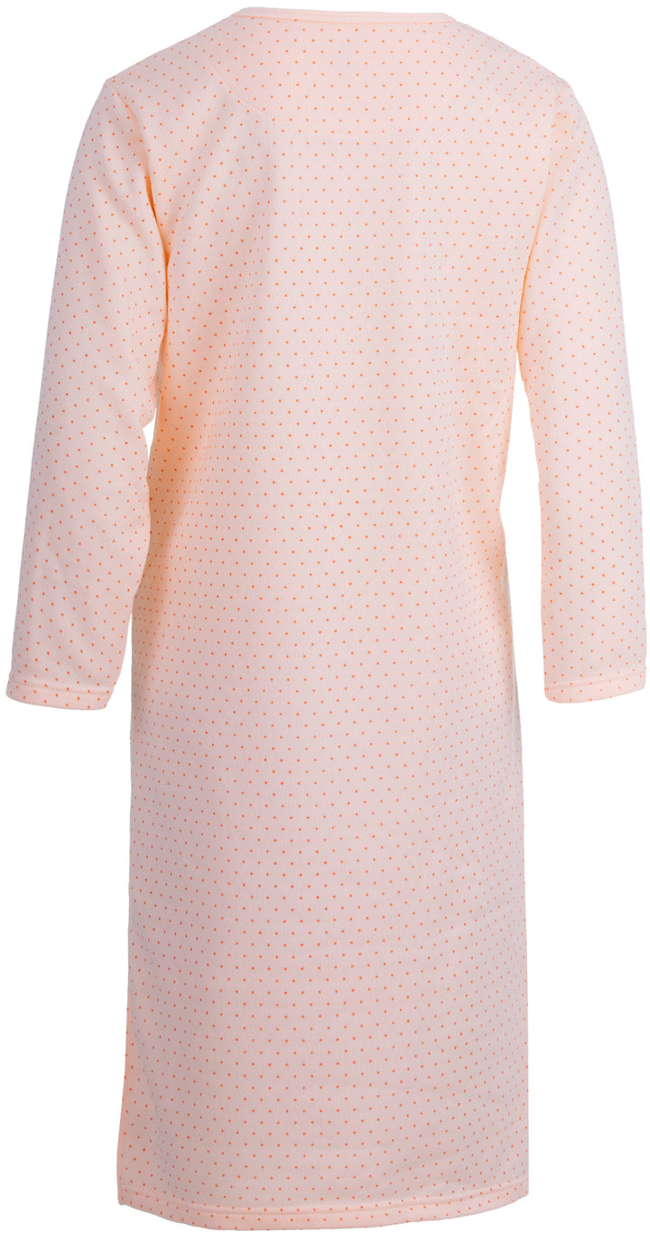 Thermal nightgown - dots AOP