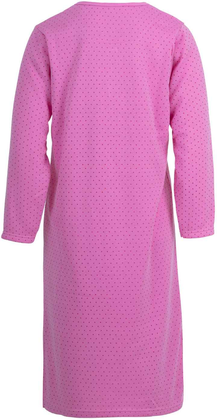 Thermal nightgown - dots AOP