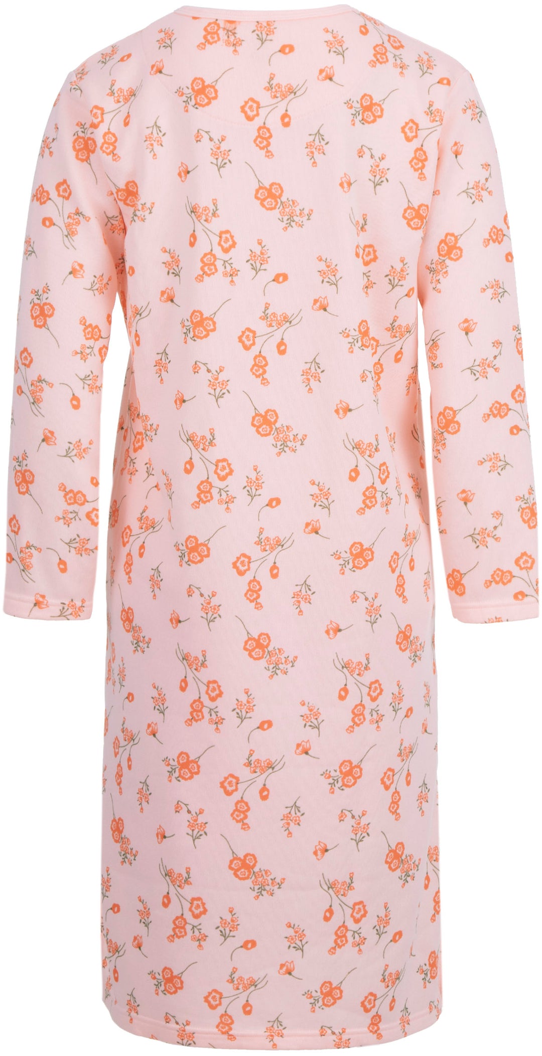Thermal nightdress - flowers with embroidery