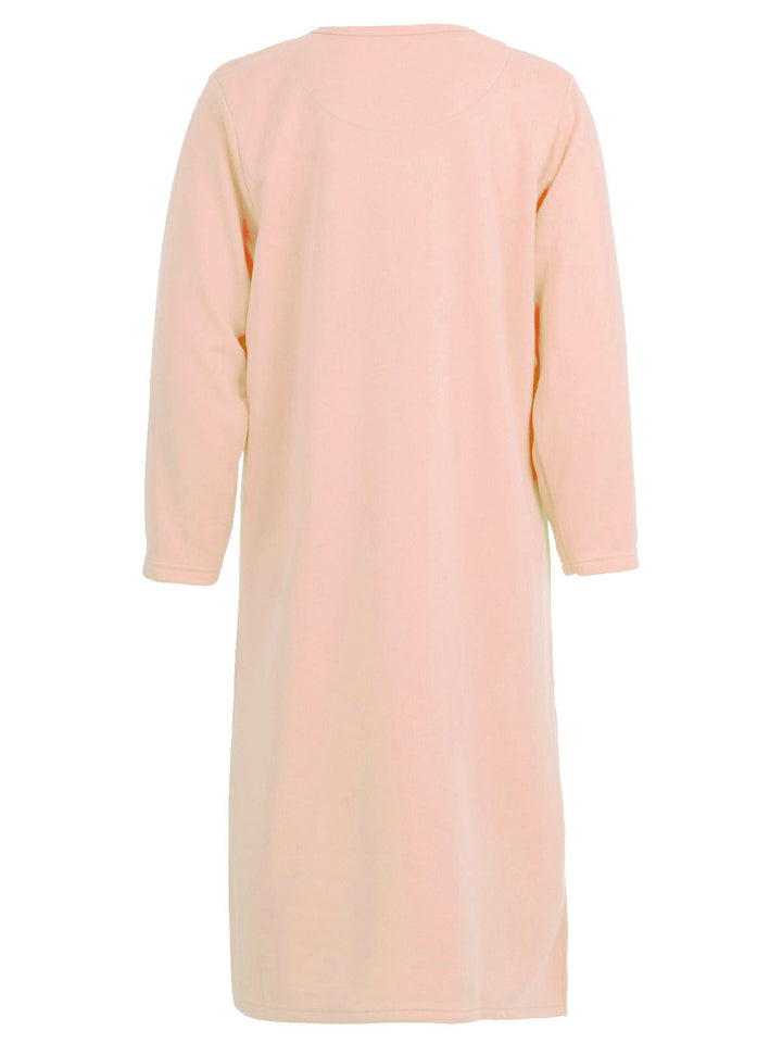Thermo nightgown - uni with embroidery