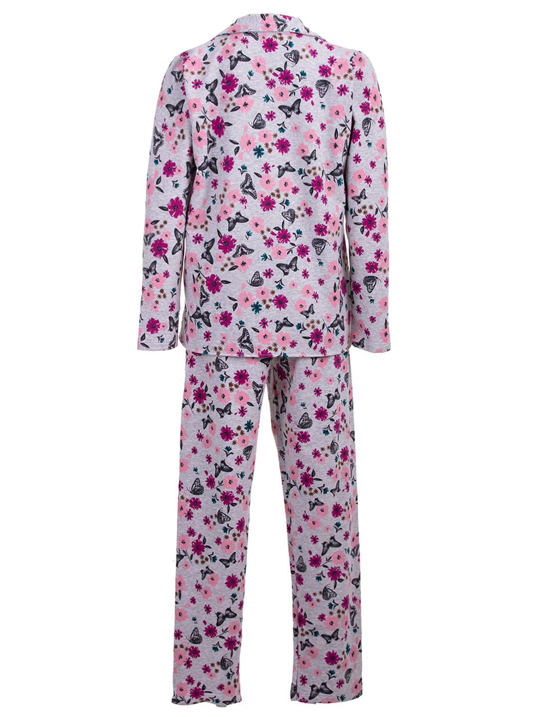 Pyjama Set Thermo - Butterfly Knopfleiste