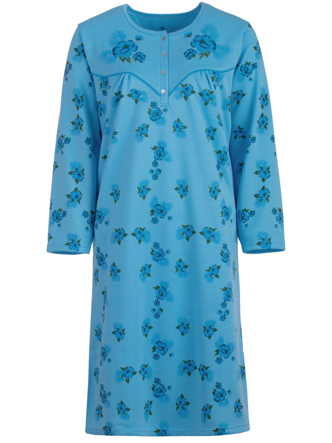 Thermal Nightdress - Big Flower Fern