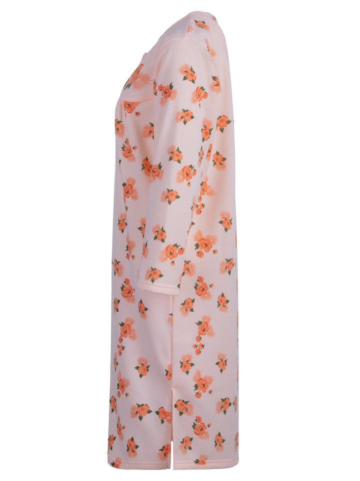 Thermal Nightdress - Big Flower Fern