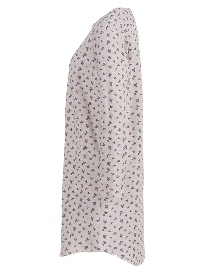 Thermal nightdress - Fleur bleau