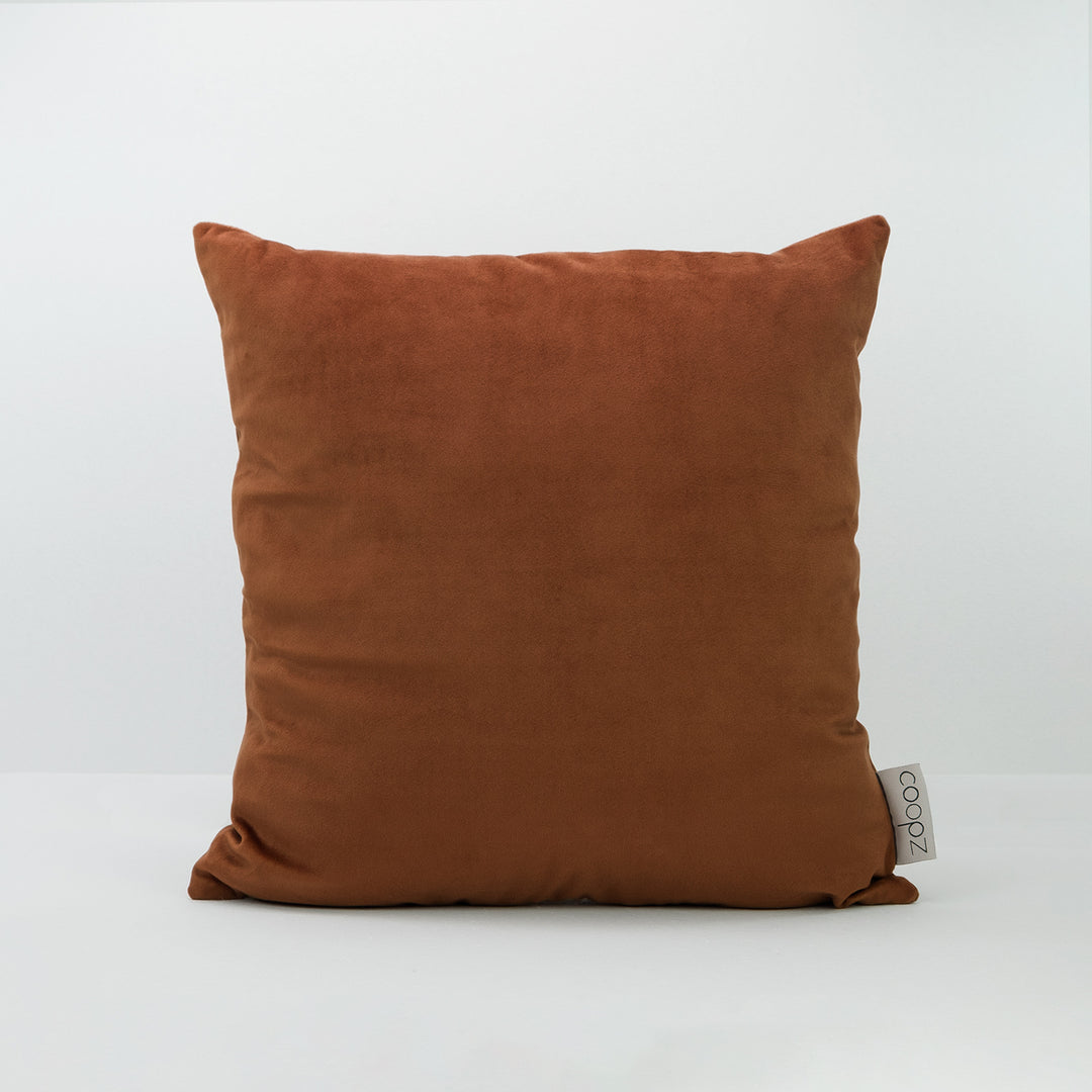 Cushion cover plain velvet
