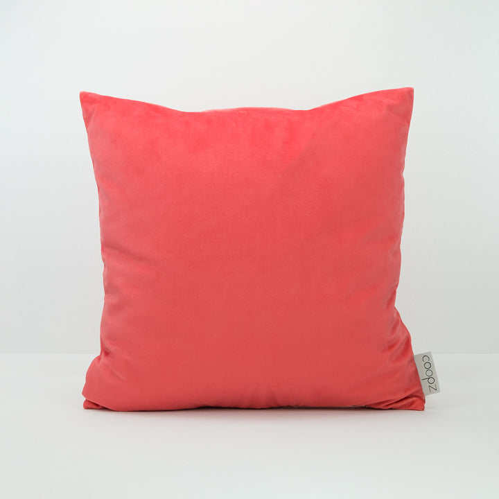 Cushion cover plain velvet
