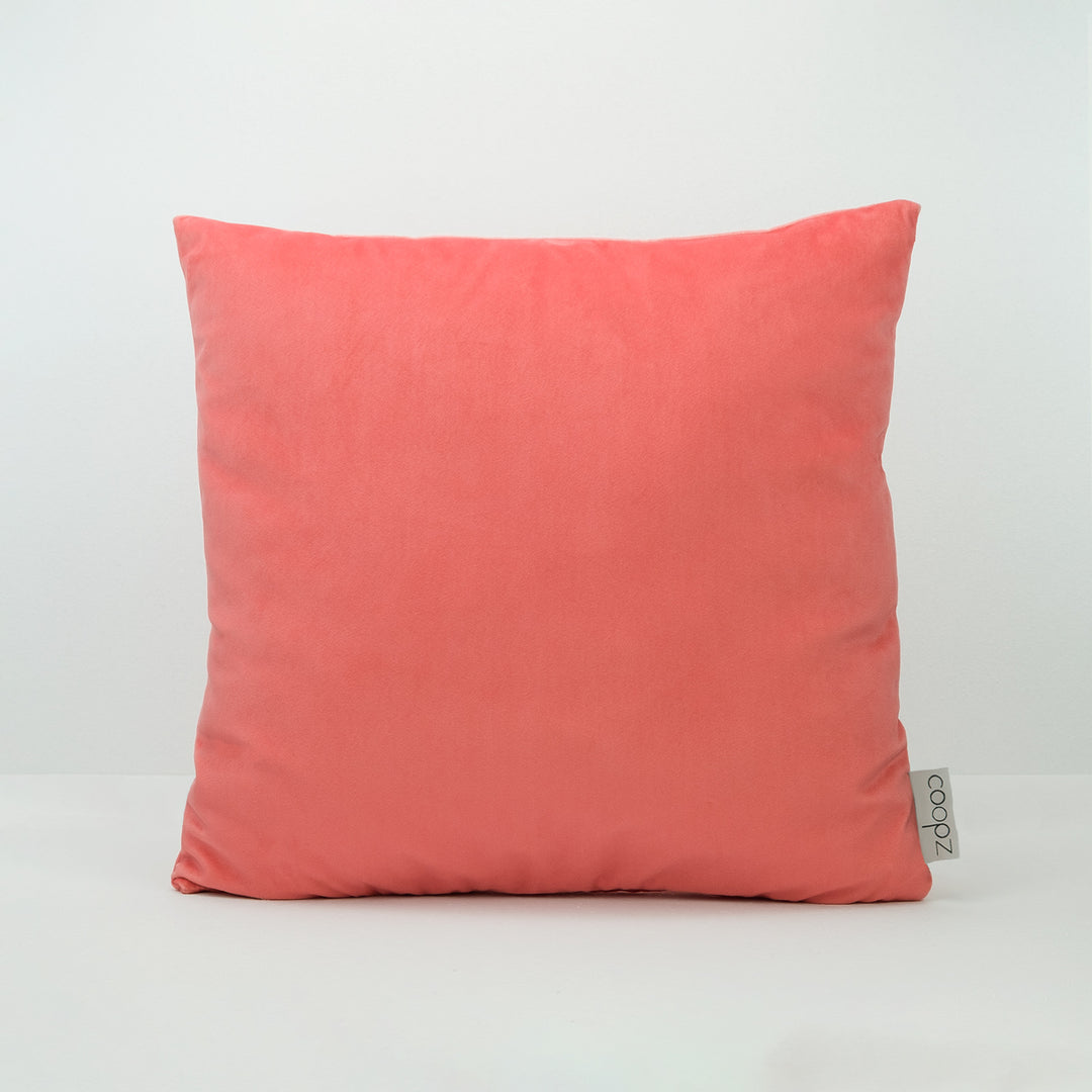 Cushion cover plain velvet