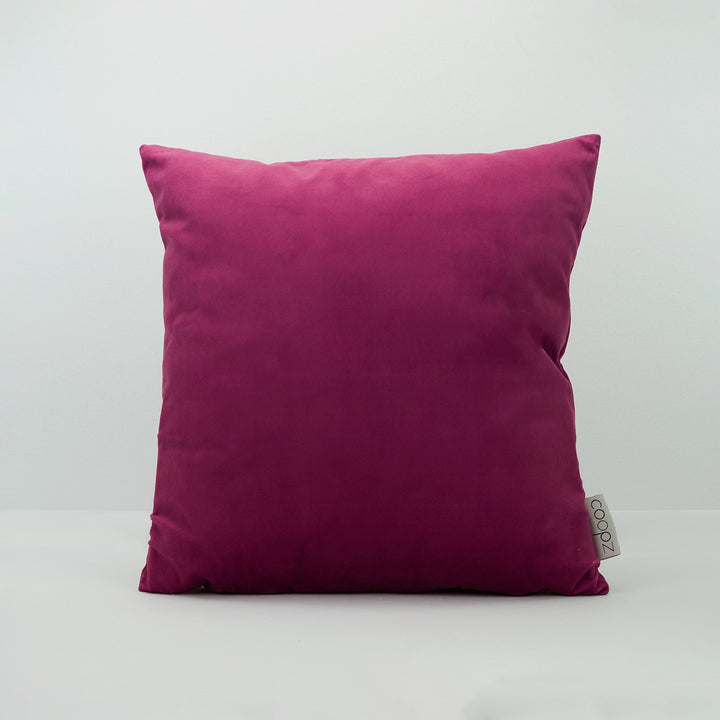 Cushion cover plain velvet
