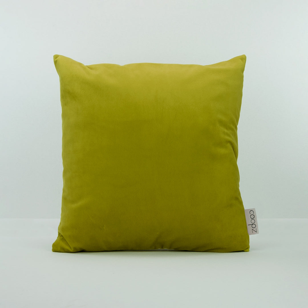 Cushion cover plain velvet
