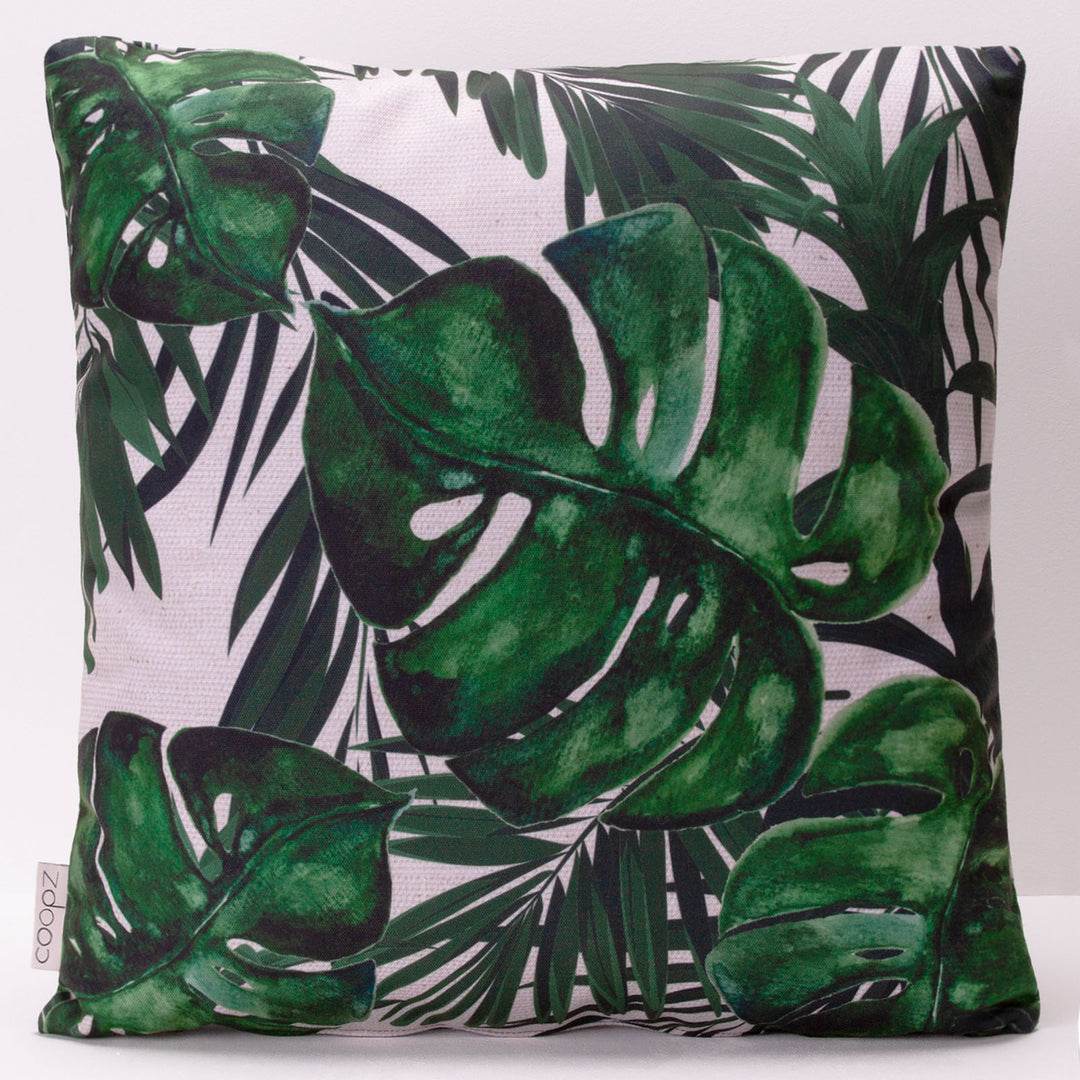 Monstera cushion cover