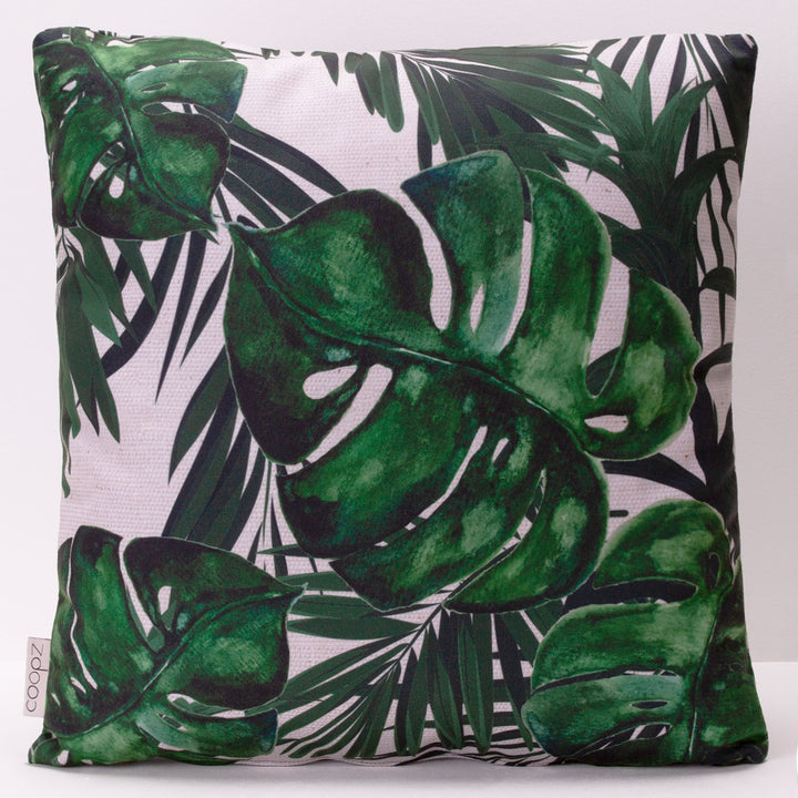 Monstera cushion cover