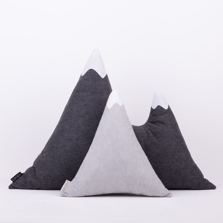 Mountain cushion small light grey