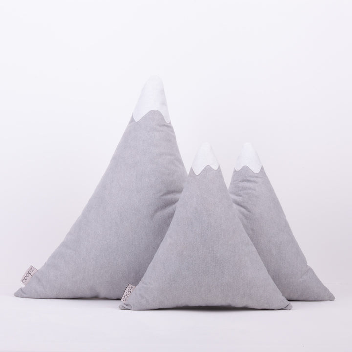Mountain cushion small light grey