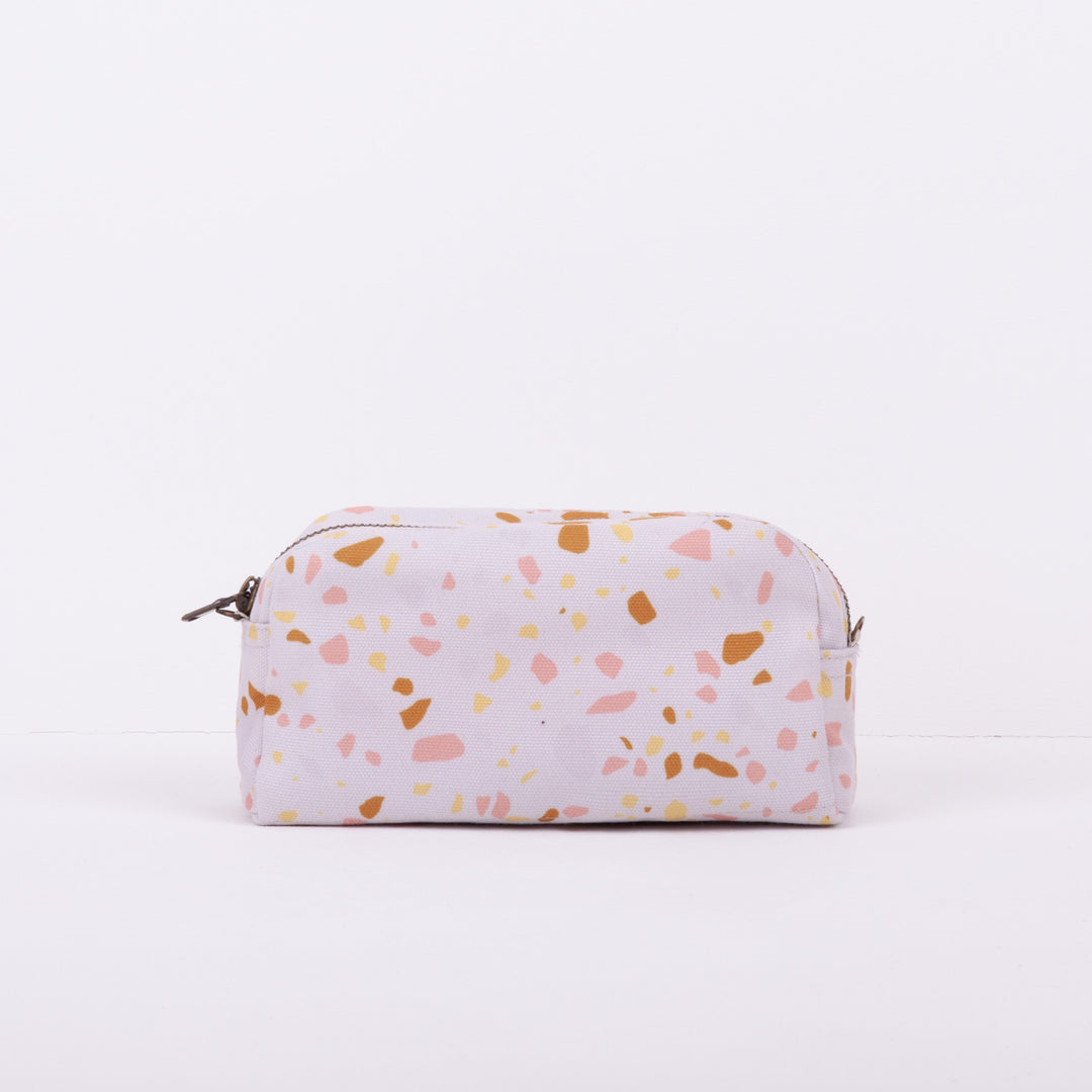 Kosmetiktasche Terrazzo Rosa