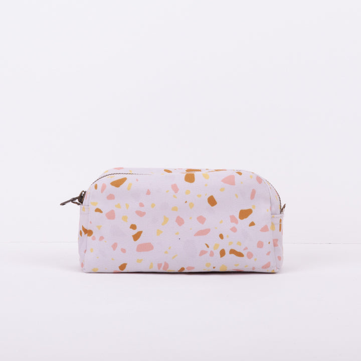 Kosmetiktasche Terrazzo Rosa