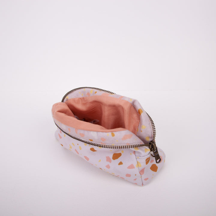 Kosmetiktasche Terrazzo Rosa